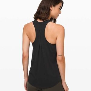 Lululemon Black Pleated Love Tank, L/XL